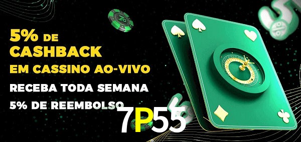 Promoções do cassino ao Vivo 7P55